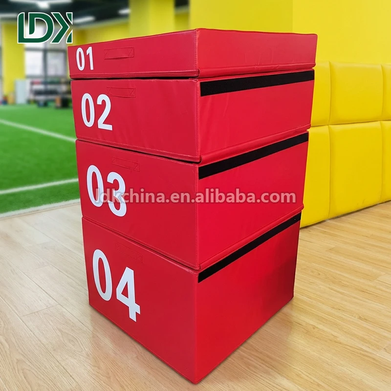 LDK Plyo Soft Jumping Box Kids Gymnastics Training Equipment Vaulting Folding Mat