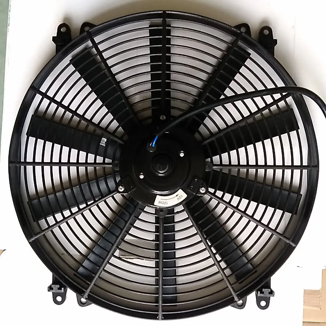 12/24vラジエーター冷却ファンバス/トラック用軸流ファン16インチコンデンサーファンモーター Buy コンデンサーファンモーター