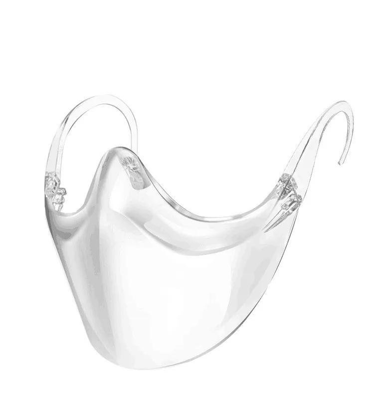 Amozon Popular Mini ABS Acrylic Transparent  face Screen Shield Mouth Clear Face Shield