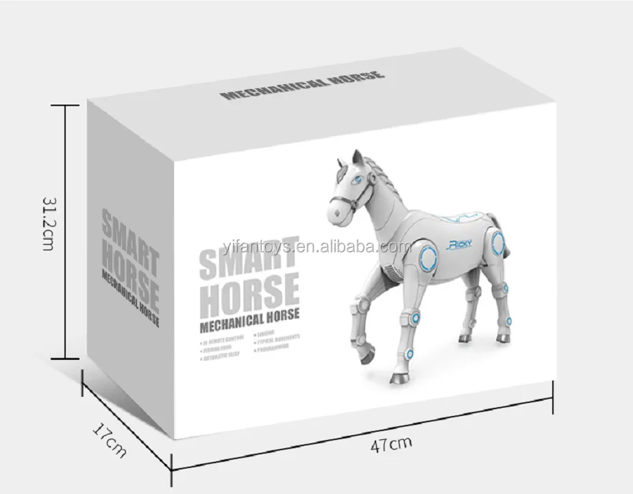 27118スマートホースペットおもちゃインタラクティブボイス、プログラミング、ダンス、歌うロボット馬のおもちゃ子供向けギフト Buy