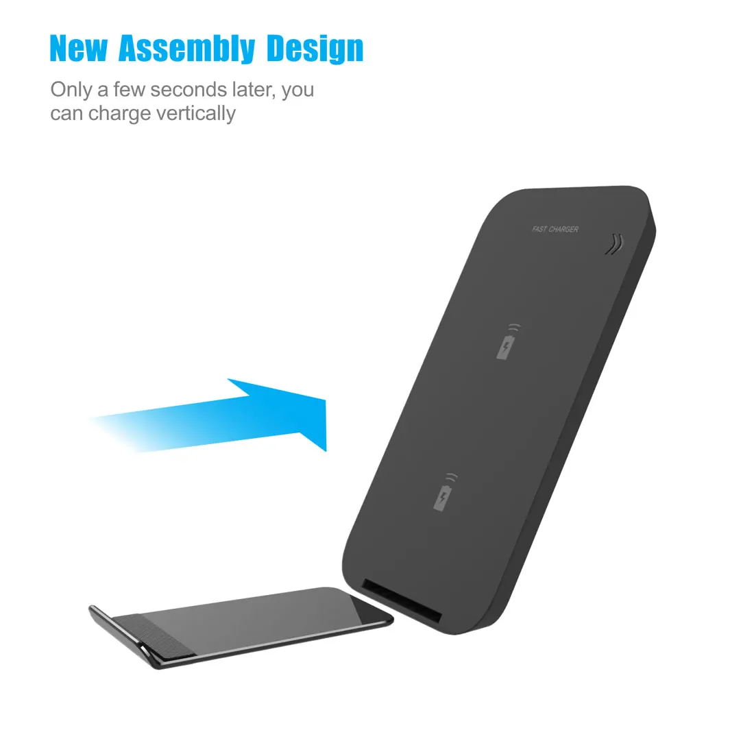 Wireless Charger Stand Phone Holder GY69 Portable 10w wireless charger - ANKUX.COM