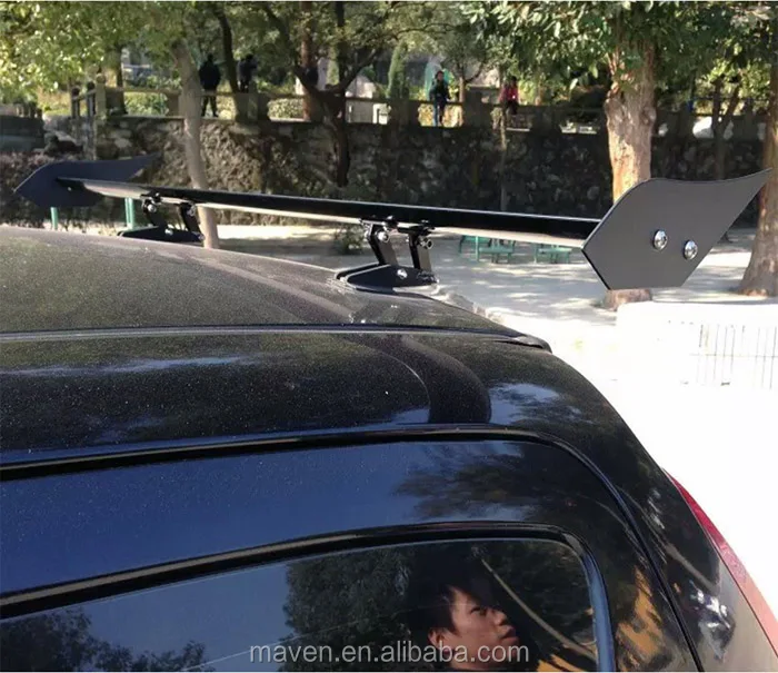 Universal Wing Universal Aluminum Racing Wing Spoilers for Hatchbacks