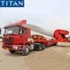 TITAN wind farm turbine transport semi trailer for transporting wind turbine blades by truck