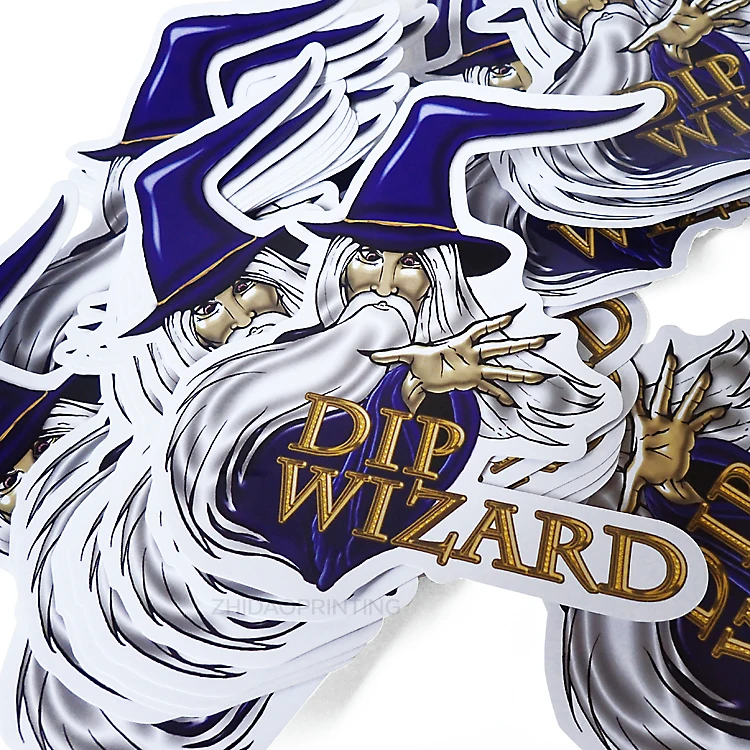 pvc sticker 4 color c