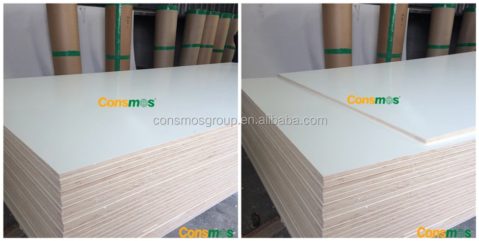 Linyi Consmos 18mm Falcata Core Hpl Melamine Block Board Plywood For ...