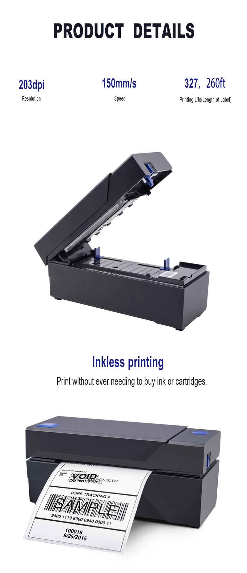 logistics label printer