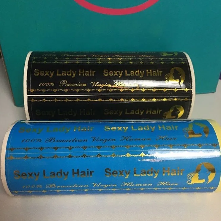 Private Label Hair Stickers,High Quality Adhesive Hair Wig Labels Buy