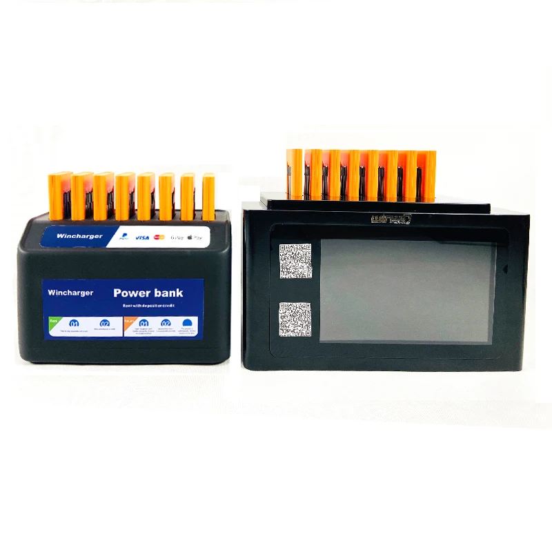 Battery charger shared power bank rental charging station with 8 slots - ANKUX.COM
