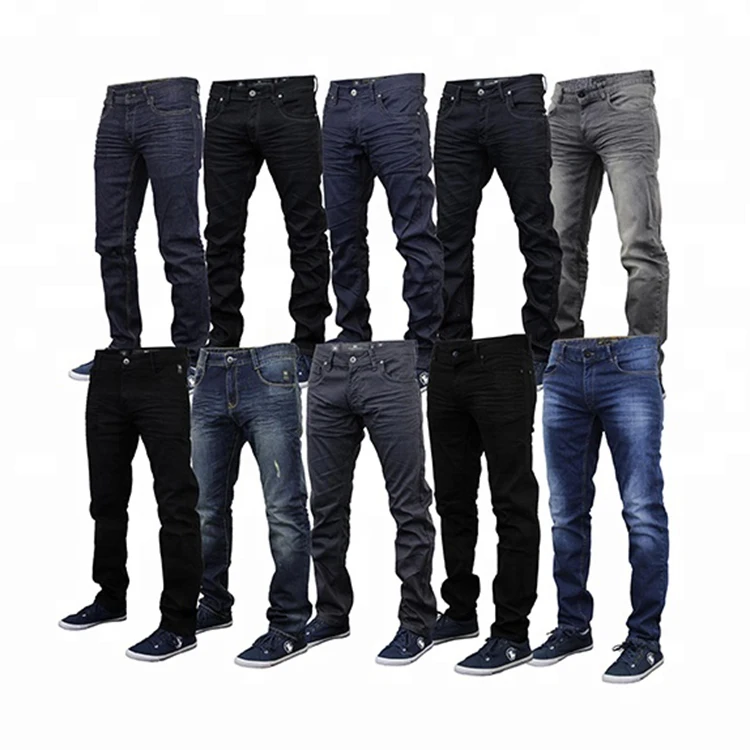 China Factory Custom Logo Jeans Skinny Fit Fashion Men Jeans - Buy ...