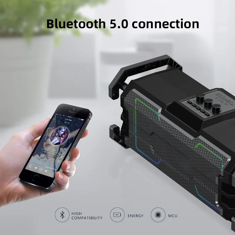 amazon Factory Hot Sale Portable 30W Bluetooth 5.0 DJ Karaoke Mini Speaker Boombox speaker - ANKUX.COM