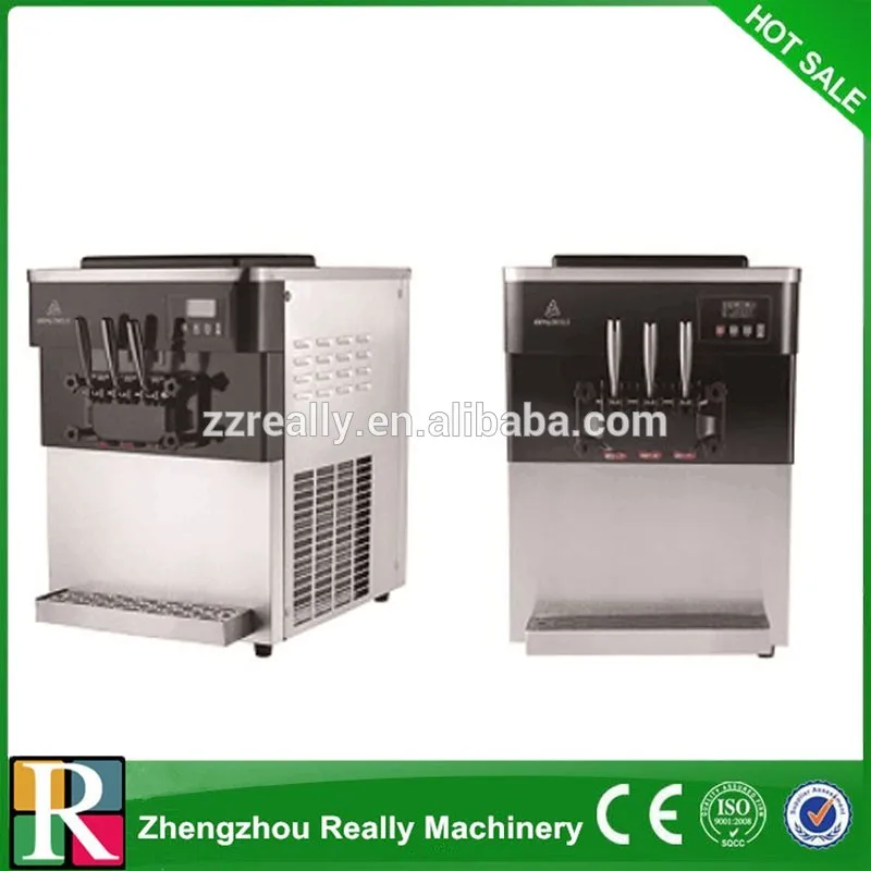 Coffee Shop Ice Cream Machine Commercial Soft Serve Ice Cream Making