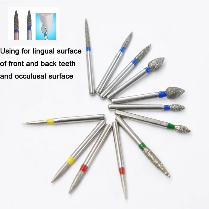 High Speed Lab Dental Diamond Burs In Dentistry Buy Material Dental Diamond Burs,Diamond Burs