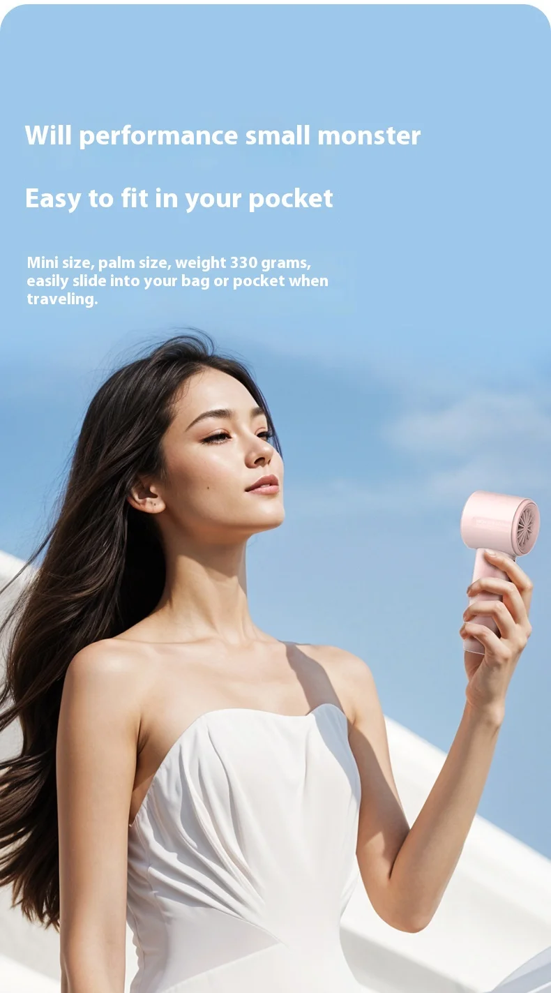 Handheld Foldable Portable Fan, USB, 4000mAh - detail 22