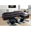 Luxury Sectional Furniture Sofa Set Designs , Couch Living Room Leather Furniture Corner Sofa Set Designs