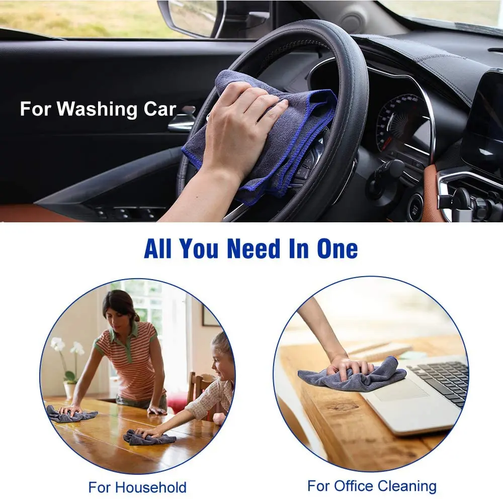 car washing towel edgeless