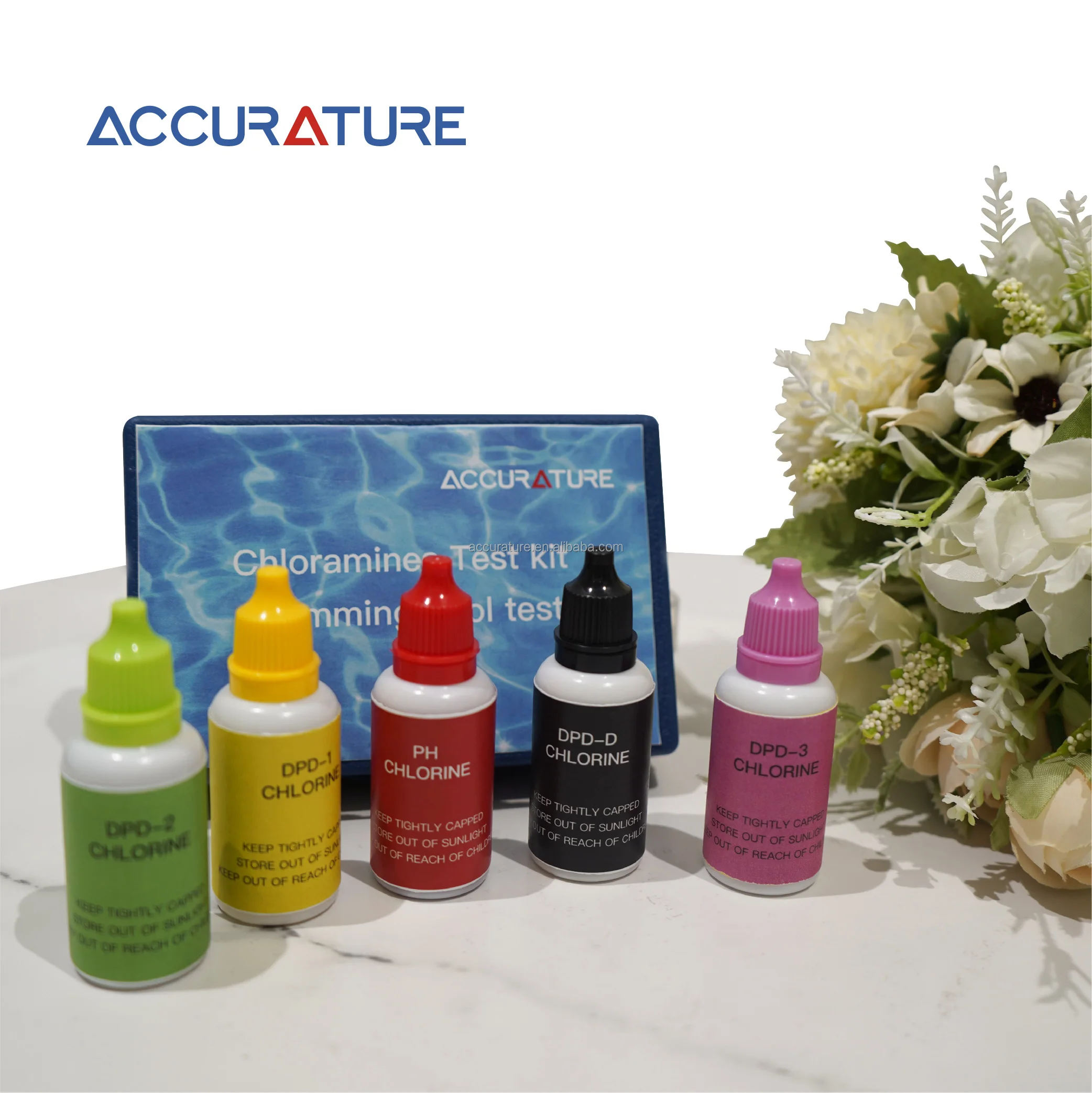 Test Swimming Pool Kit Ph Chloramines Chlorine Water Test Kits For Pool