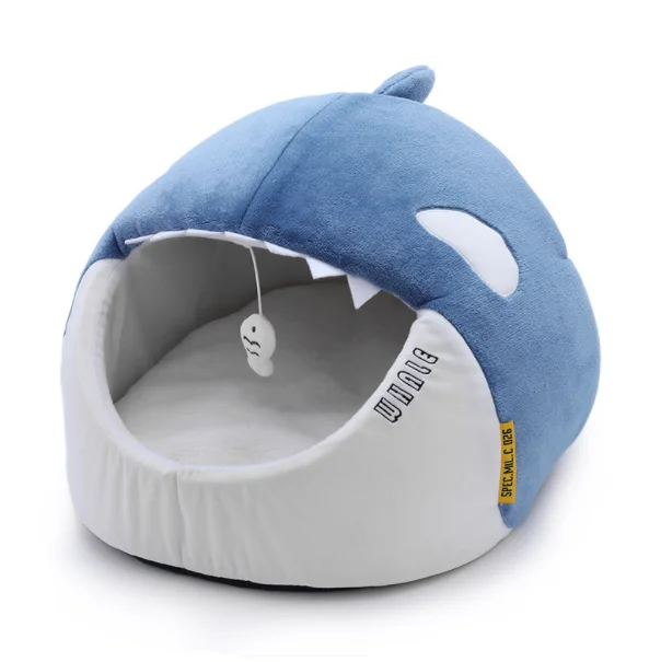 Cute Shark Litter Closed Detachable And Washable Spring Windproof Nest