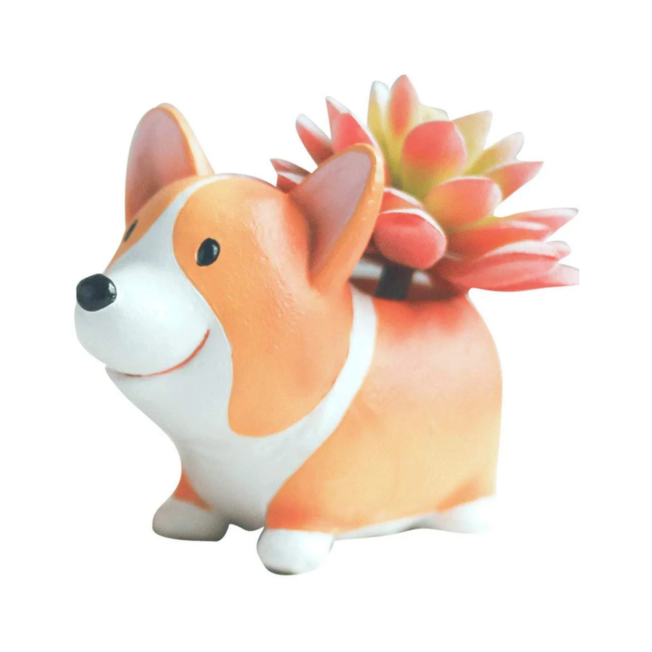 Lovely Dog Shaped Plant Decor Succulent Plants Decorative Flower