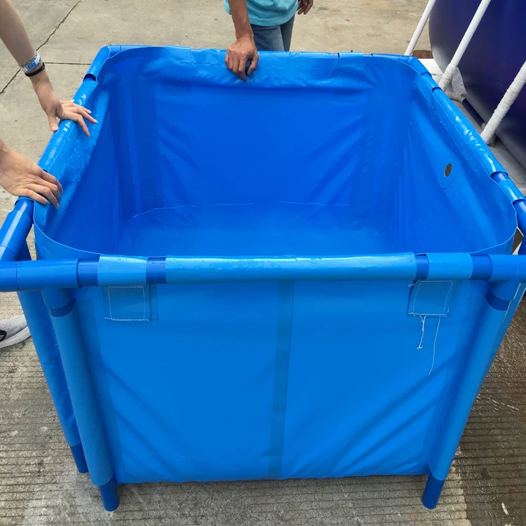 Wholesale 5000l Collapsible Round Tarpaulin Fish Farming Tank Pvc ...