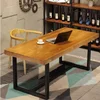 Nordic simple solid wood industrial wind home computer desktop desk writing work computer desk