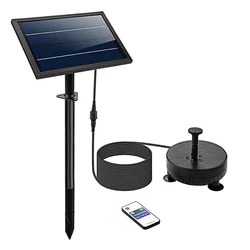 dropshipping 10W Solar Water Pump Kit with Battery and LED Lights for Pond Water Feature Pool Garden Patio Bird Bath Fountain