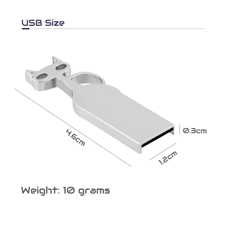Usb 3.0 Customized Cat Pendrive 8gb 128gb Usb Flash Drive - ANKUX.COM