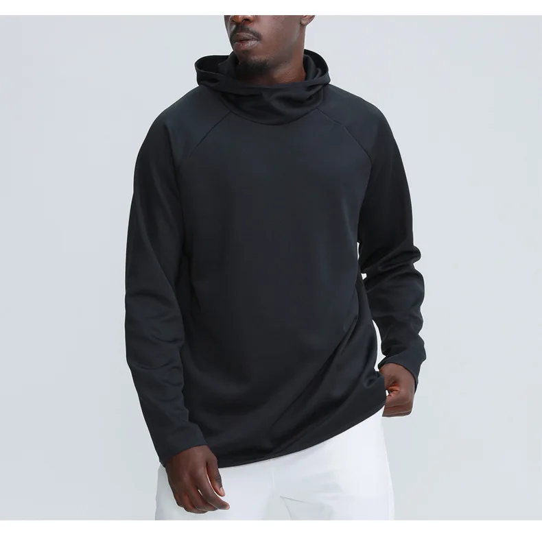 Mens Pullover Sweatshirts Sports Heavy Active Hooded Shirt Casual Hoodie quick dry gym polyester hooded sweatshirt men