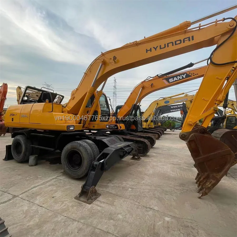 Secondhand Korean Top Brand Hyundai210w-9 Used Excavator For Sale ...