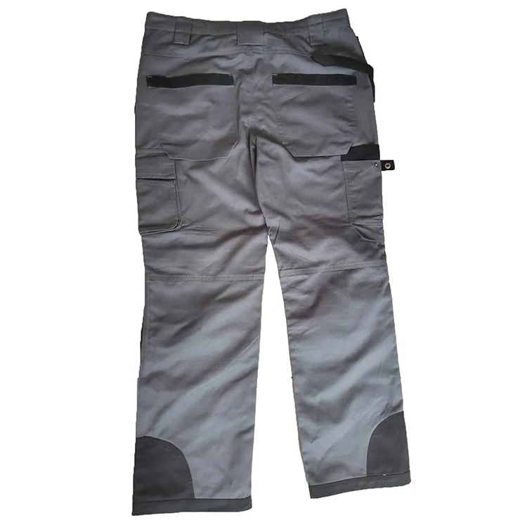 New Design Work Wear Trousers 100 Cotton Mens Cargo Pants With Knee