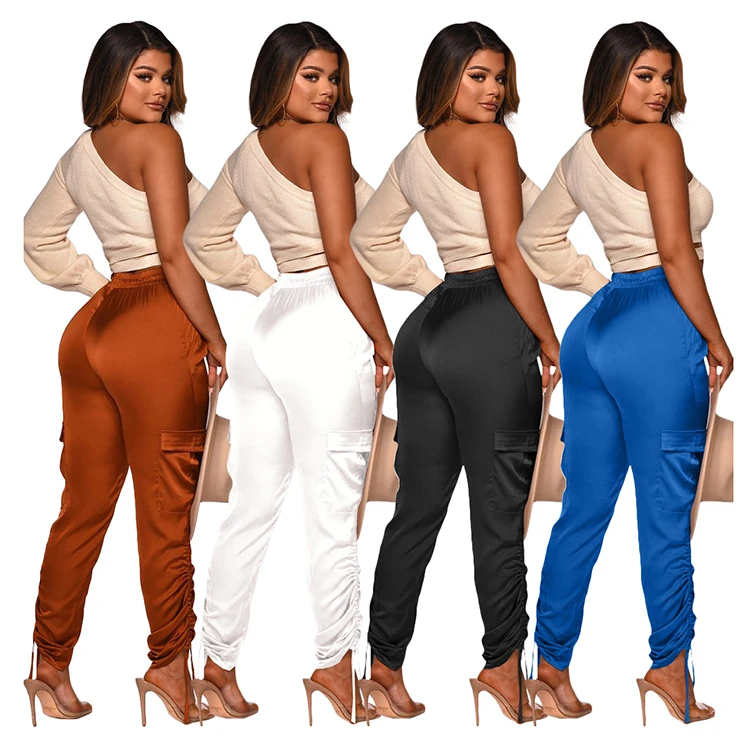 Best Seller Good Quality 2021 Fashion Casual Women Stracked Pants Autumn Women Clothing Long Trousers