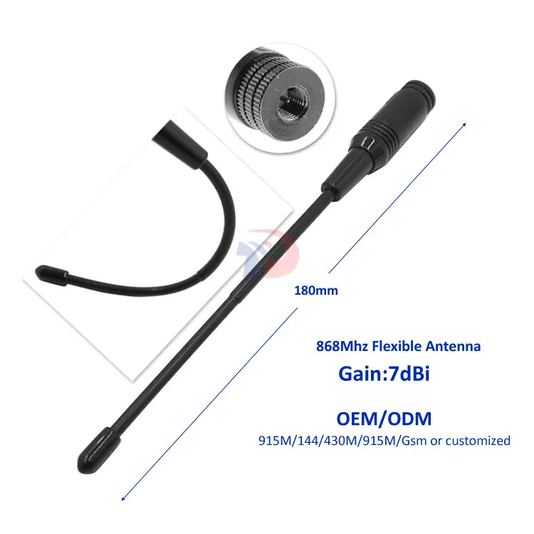 Waterproof Omni 7dBi Gsm aerial SMA male 915Mhz external 433Mhz flexible 868Mhz lora antenna - ANKUX.COM