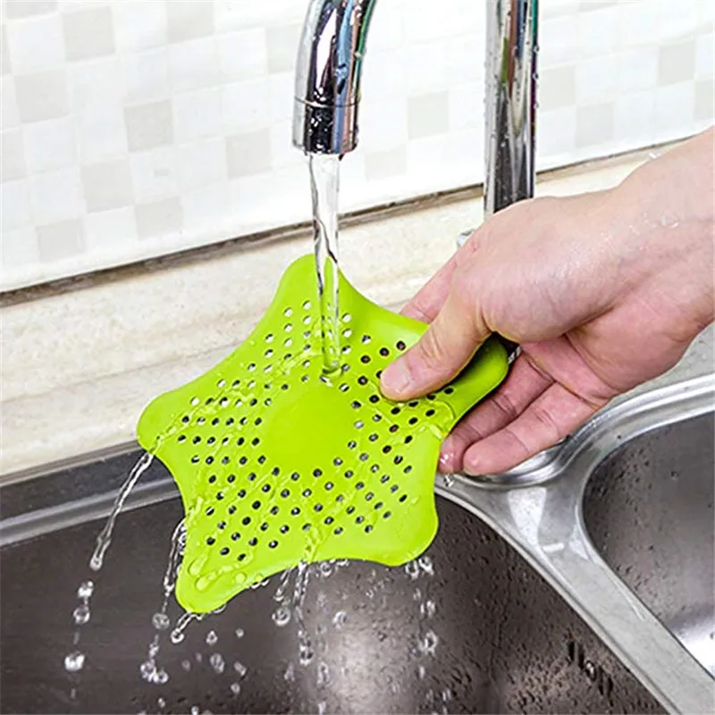 Sewer Outfall Filter Sink Strainer Drain Hair Catcher Cover Bath Kitchen Gadgets