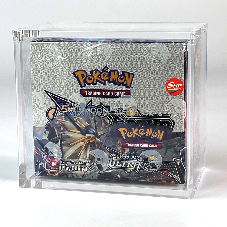 SHP Wholesale Acrylic Pokemon Booster Box Evolving Skies Japanese Trading  Card Game English ETB Collectible Acryl Display Case