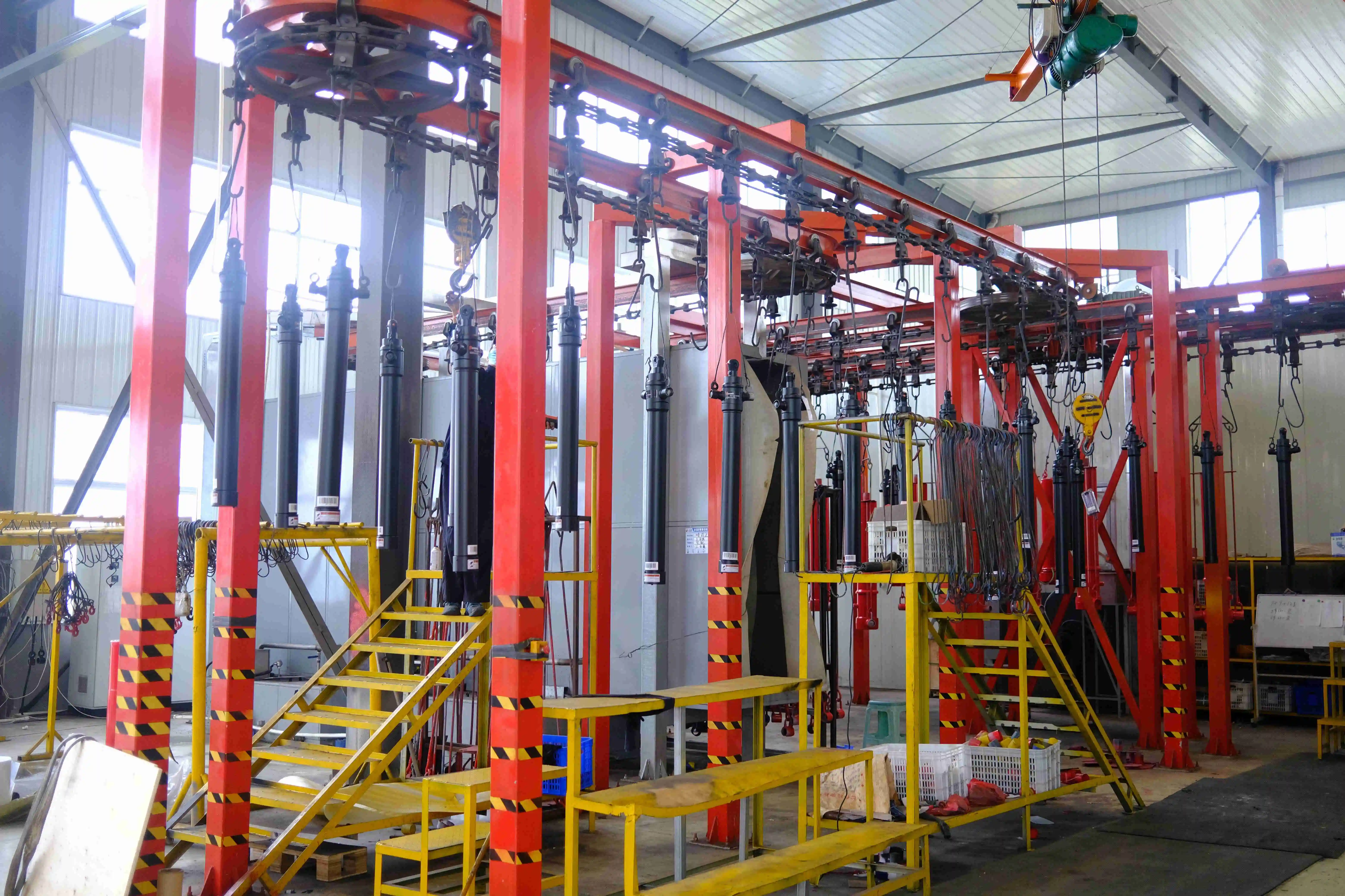 Extension Cylinder 7 Ton And 12 Ton 3 Stages Hydraulic Telescopic