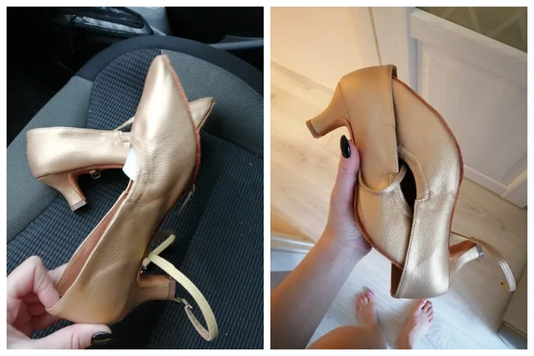 Flamenco Dance Shoes Latin High Heel Shoes Comfortable Practice Women's Adult With Soft Bottom Modern Dance Shoes