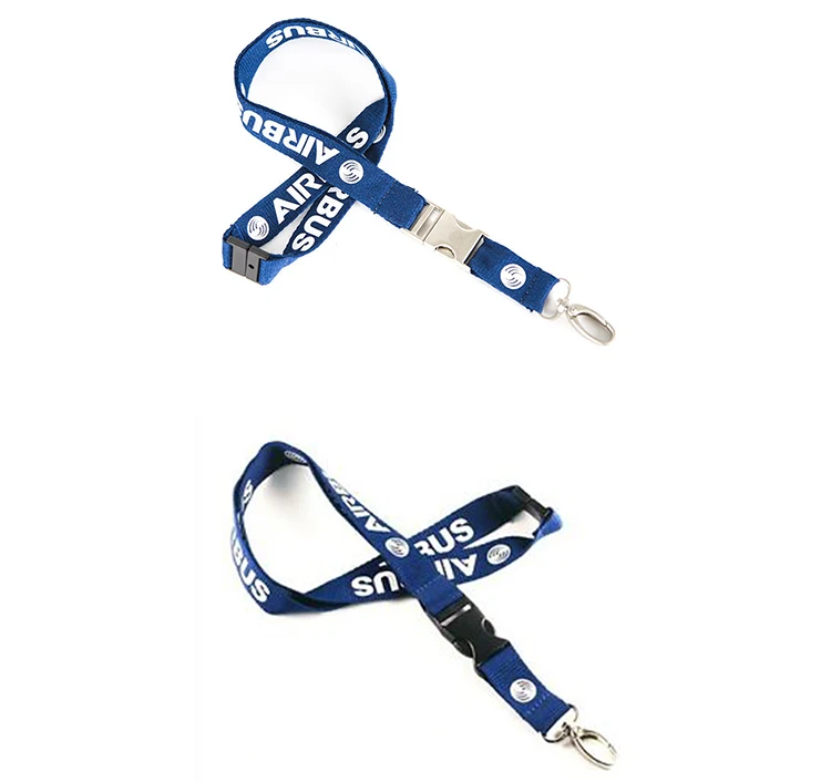 High Quality Breakaway Custom Logo Printing Polyester Airbus Lanyard ...