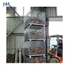 Warehouse storage stackable galvanized collapsible heavy duty foldable steel metal wire mesh container