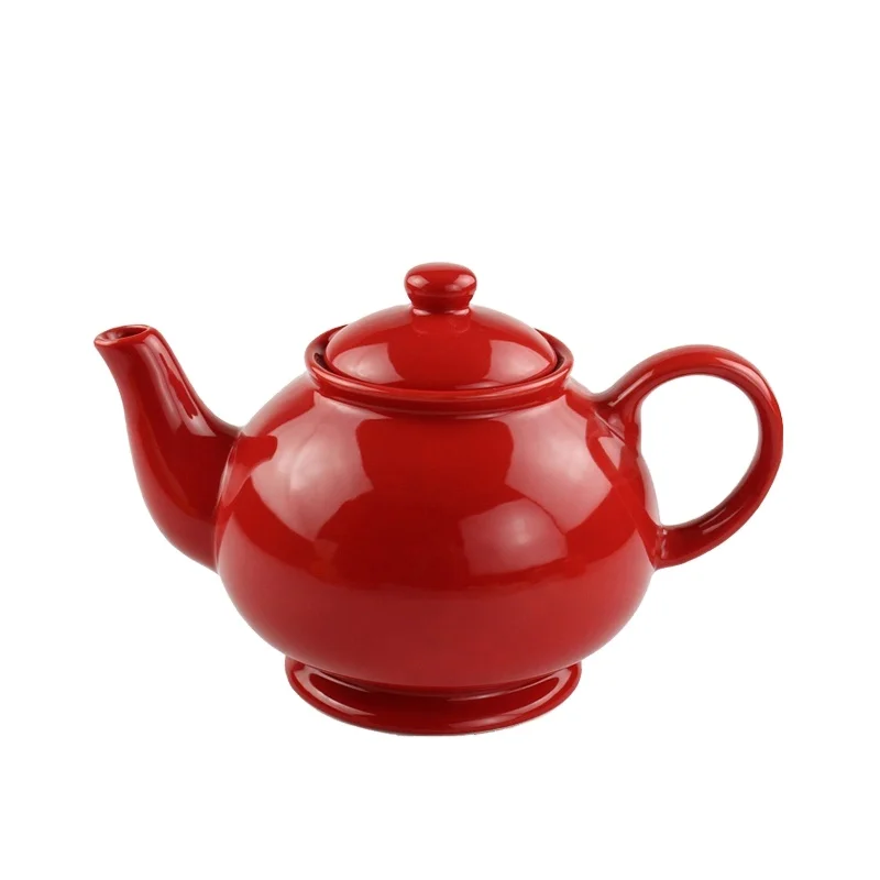 Japanese European Style Stoneware Coffee Tea Pot Set Ceramic Teapot