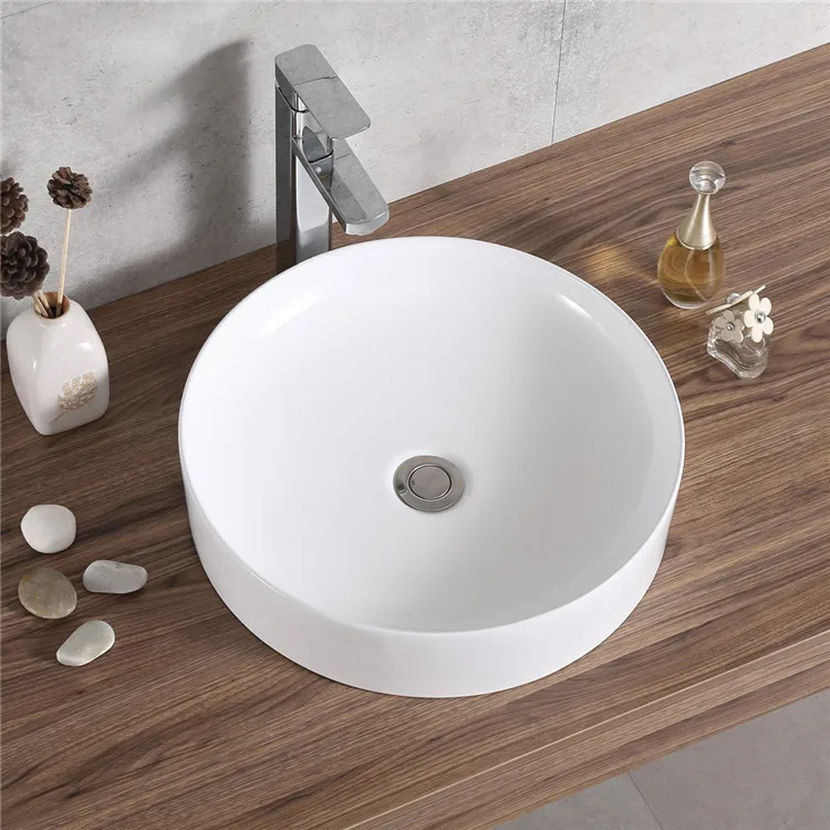 Sanitaryware sinks sanitary ware ceramic round shaped bathroom santary counter top reasonable price small hand wash basin uk