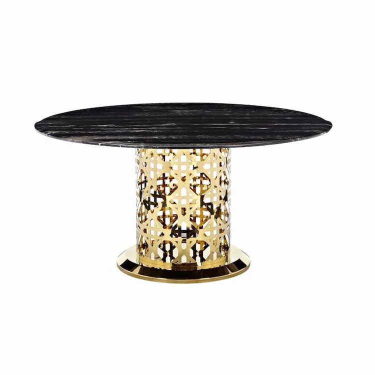 Luxury Modern Design Square White Marble Gold Base Dining Table Living Room Furniture Buy
