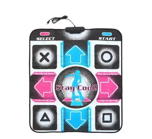 
With English Song HD Non-Slip Dancing Step Dance Mat Pad Pads Dancer Blanket Fitness Equipment Revolution Foot Print Mat 