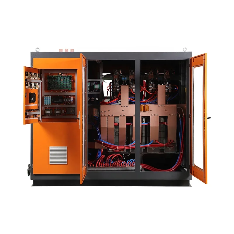 中国供应商制造 3 脉冲中频 500kw kgps 铝感应熔炼炉电源柜