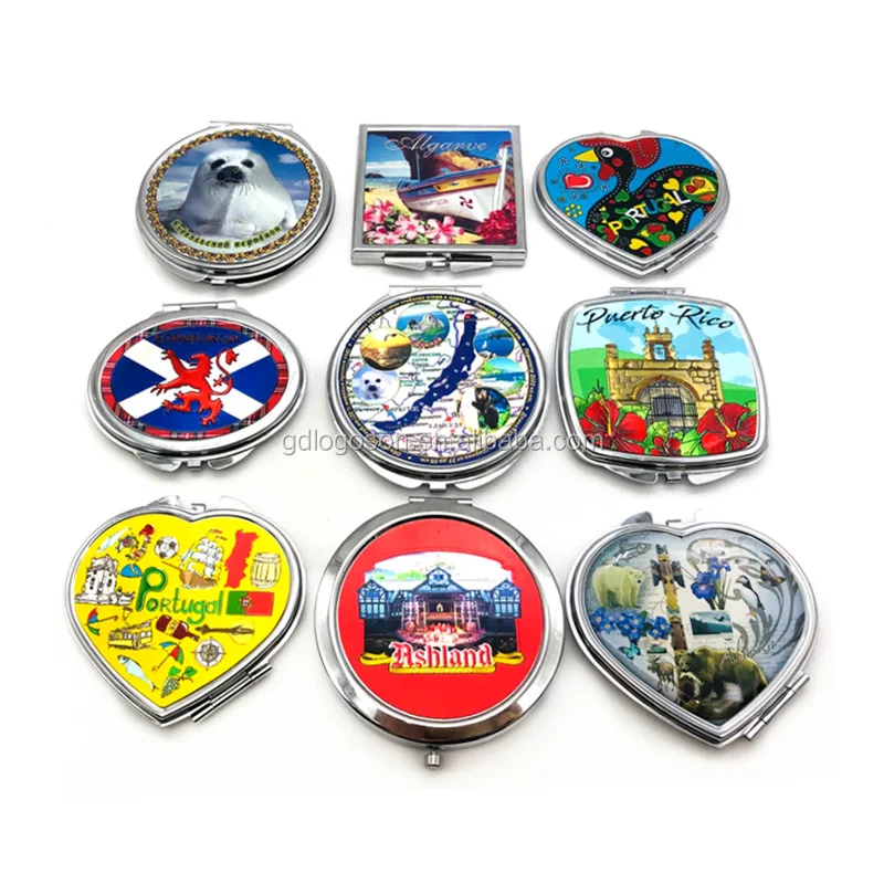 Wholesale Metal Compact Mirrors Cheap Bulk Blank Compact Mirror With Your Logo Buy Blank