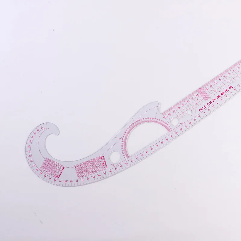 Coding Ruler Combination PVC Sewing Kit Clothing Ruler Plate Armholes Curve Pattern ...
