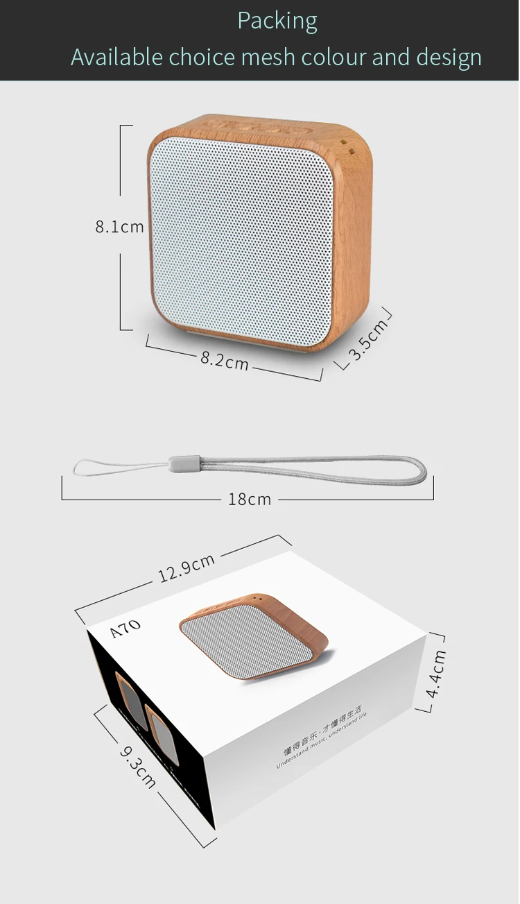Wholesale Usb Aux Handfree Bass Stereo Outdoor Home Mp3 Subwoofer Sound Box Music Wireless Portable Bluetooth Mini Speaker - ANKUX.COM