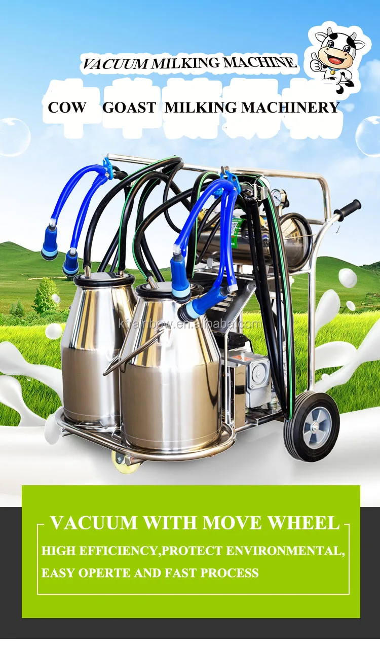 Easy Operation Mobile Cow/Dairy Cow Milking Machine/Milker