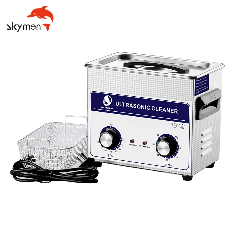 Machanical Heater SS Diamonds Ultrasonic Cleaner Skymen JP-020 3.2L