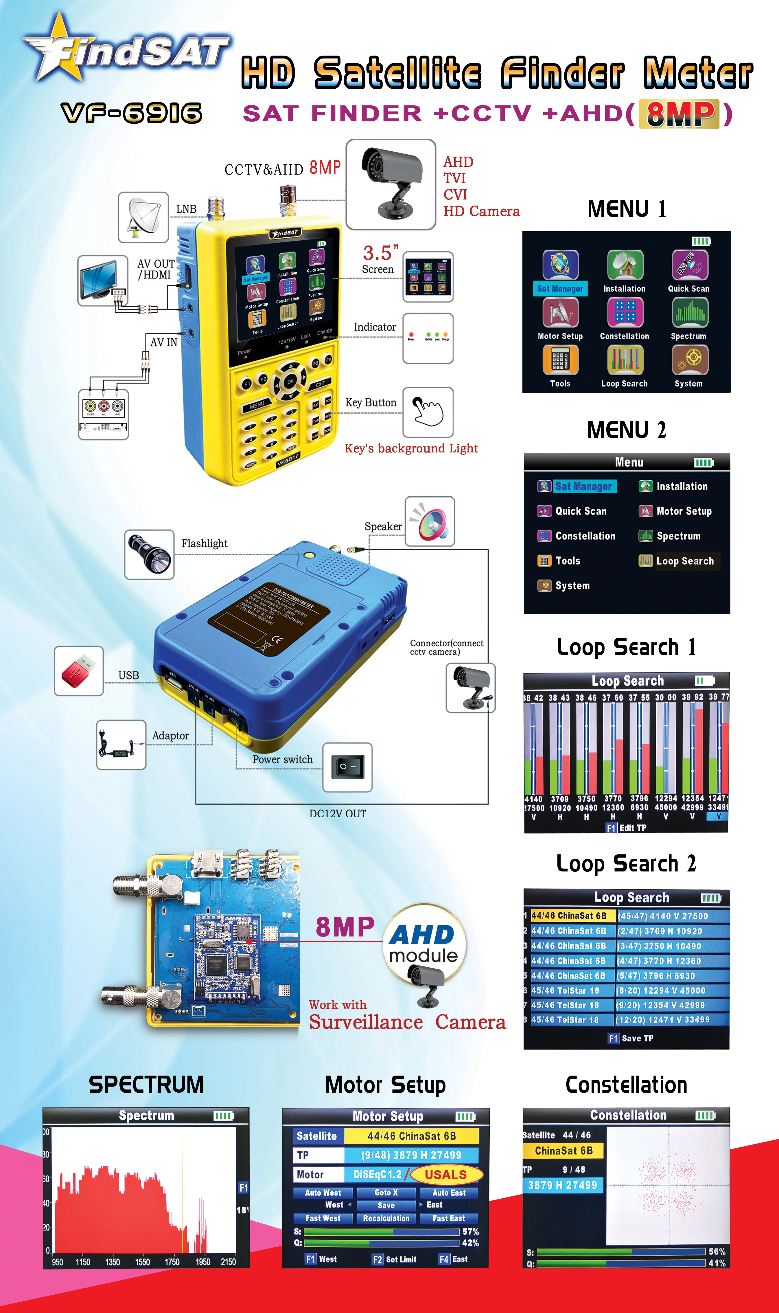 VF6916-S2+CCTV+8MP AHD