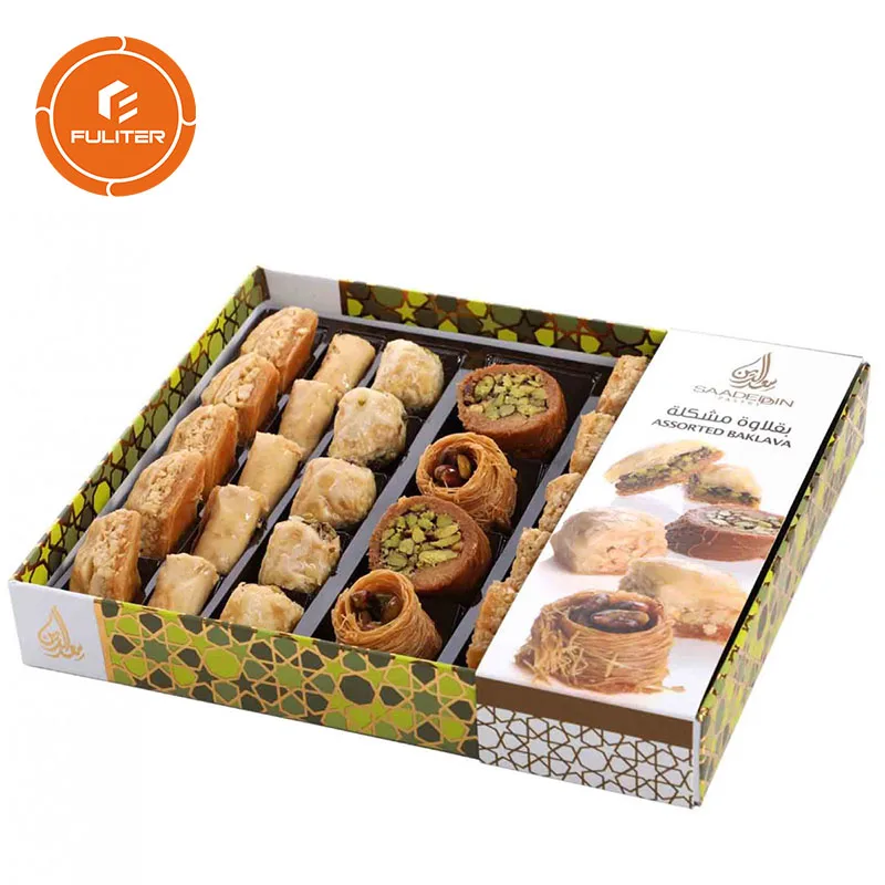 Fancy design tary food sweet chocolate packaging customized luxury food pack box