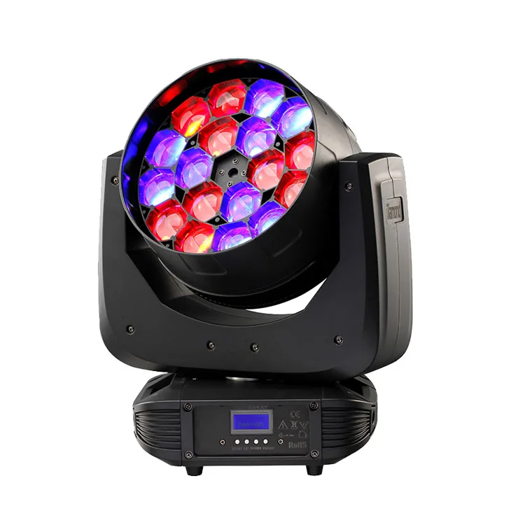 Beyond lighting High Quality high power LED 18x15w 4-in-1 Rgbw Beam Led Moving-Head wash flower effect stage light for TV studio